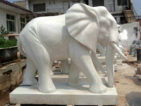石雕大象 (2)