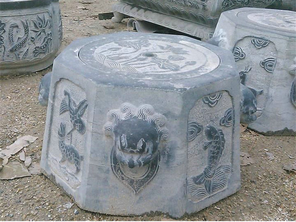 石雕鱼缸 (14)
