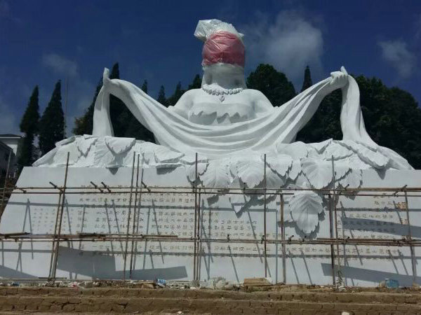 湖北 宜昌 螺祖雕像